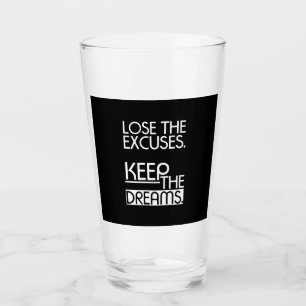 Birthday Gift Keep The Dreams Glass