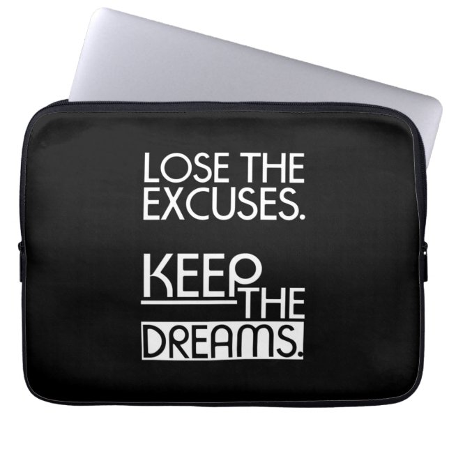 Birthday Gift Keep The Dreams Laptop Sleeve (Front)