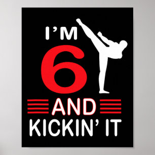 Birthday Gift Martial Arts Gift Boys Girls Poster