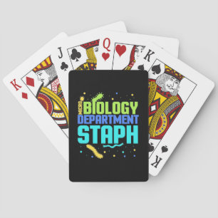 Birthday Gift   Micro Biology Department Staph Playing Cards