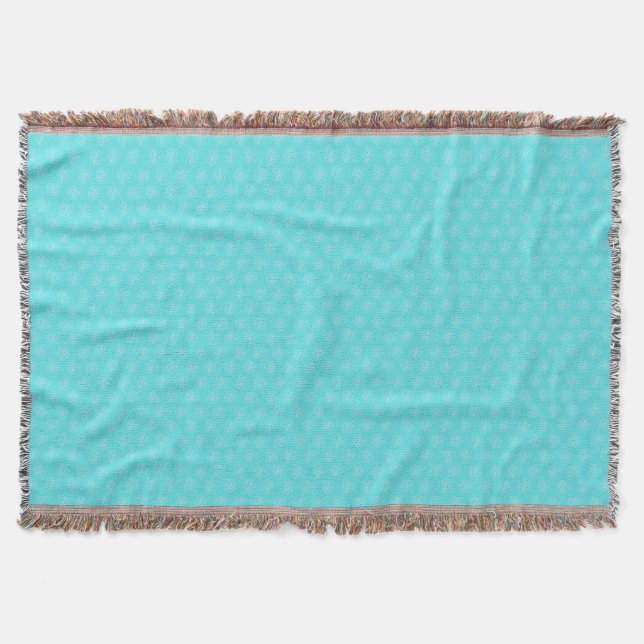 Birthday Gift | Peace, Love, And Coconuts Throw Blanket (Front)