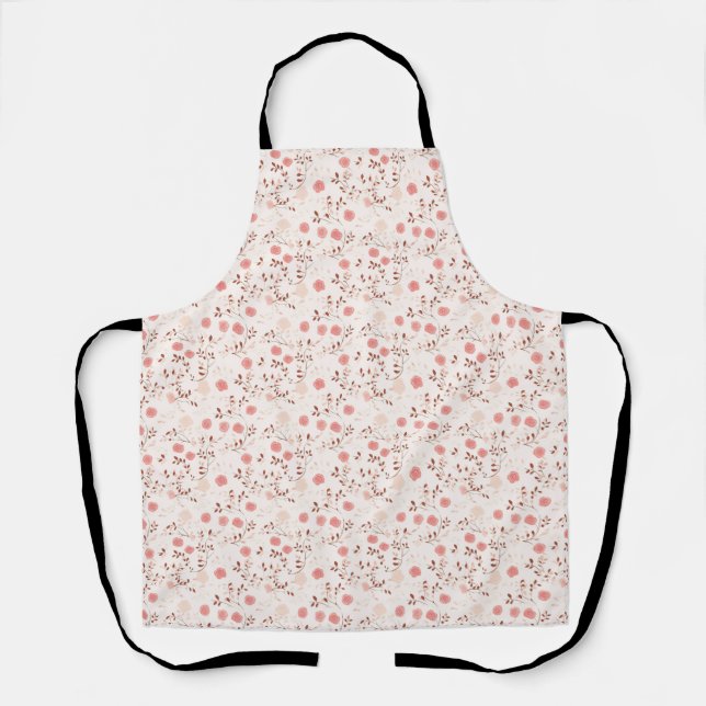 Birthday Gift | Pink Rose Apron (Front)