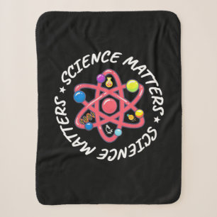 Birthday Gift Proud Science Matters Sherpa Blanket