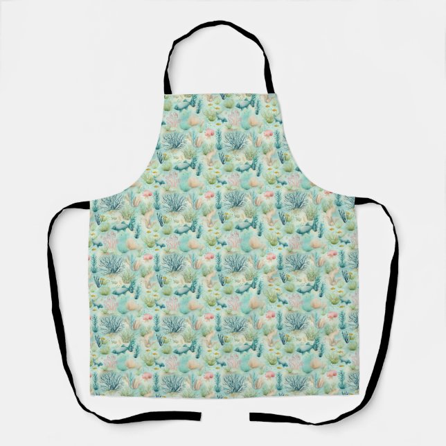 Birthday Gift | Saltwater Heals Everything Apron (Front)
