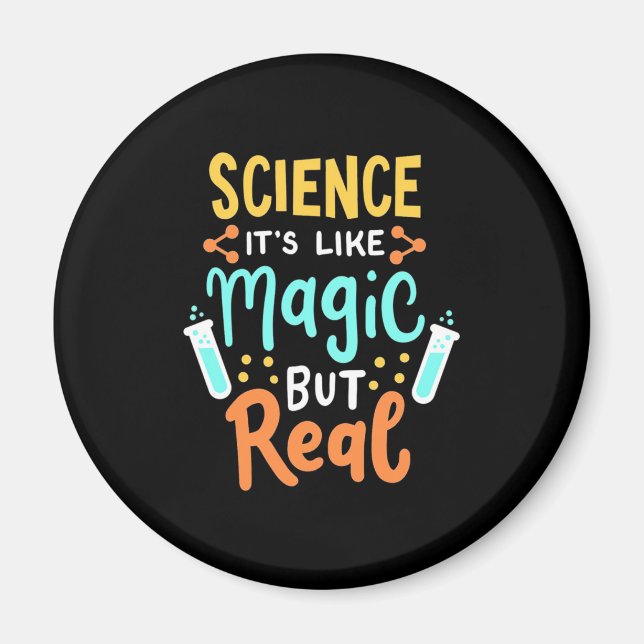 Birthday Gift | Science It Is Like Magic Magnet (Front)