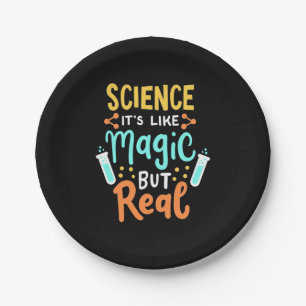 Birthday Gift   Science It Is Like Magic Paper Plate
