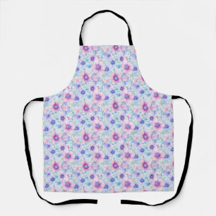 Birthday Gift Seamless Pattern with Pink Apron