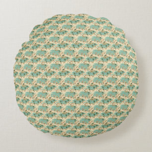 Birthday Gift Smell The Sea And Feel The Sky Round Cushion