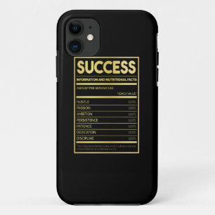 Birthday Gift Success Nutritional Facts iPhone 11 Case