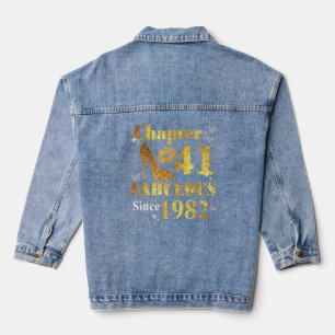 birthday gift svg, mummy birthday denim jacket