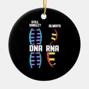 Birthday Gift   Teacher Biologist DNA And RNA Ceramic Tree Decoration