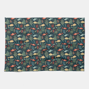 Birthday Gift The Ocean Doesn’t Rush Tea Towel