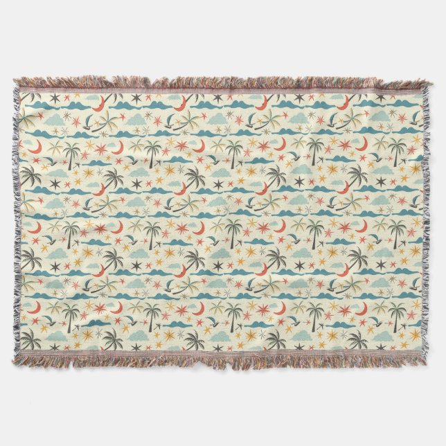 Birthday Gift | The Ocean Is A Central Image Throw Blanket (Front)