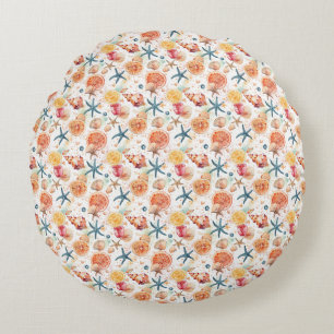 Birthday Gift The Sea Casts Its Spell Forever Round Cushion