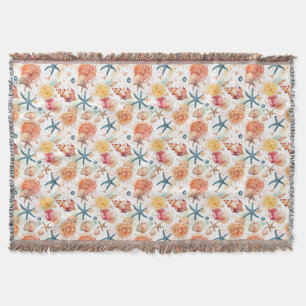Birthday Gift The Sea Casts Its Spell Forever Throw Blanket