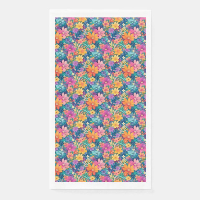 Birthday Gift | The Sea Is A Desert Of Waves Napkin (Front)