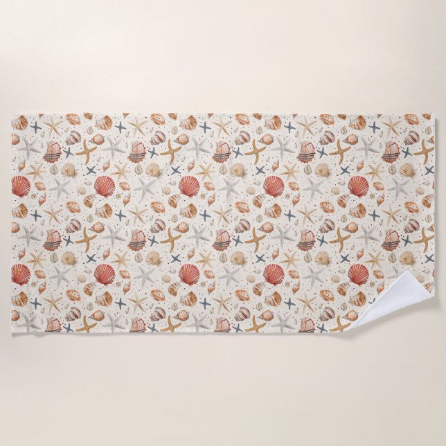 Birthday Gift | The Sea Is Emotion Incarnate Beach Towel (Front)