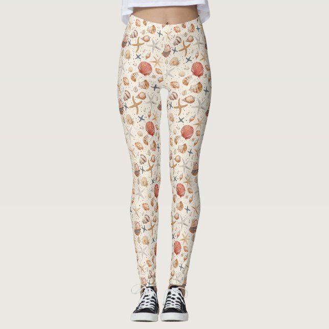 Birthday Gift | The Sea Is Emotion Incarnate Leggings (Front)