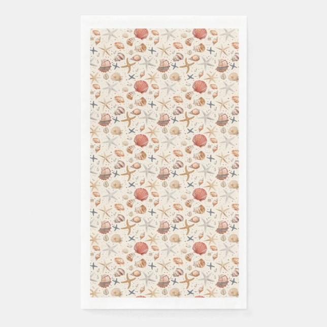 Birthday Gift | The Sea Is Emotion Incarnate Napkin (Front)