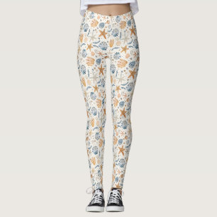 Birthday Gift The Sea Teaches Patience Leggings