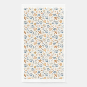Birthday Gift The Sea Teaches Patience Napkin