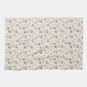 Birthday Gift The Sea Teaches Patience Tea Towel
