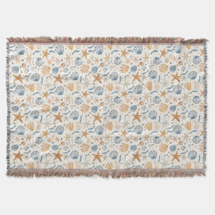 Birthday Gift The Sea Teaches Patience Throw Blanket