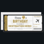 Birthday Gift Ticket Surprise Boarding Pass Card<br><div class="desc">This is the perfect way to gift a surprise trip for any occasion!  Suitable for any age.</div>