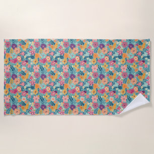 Birthday Gift Time Slows Down In The Tropics Beach Towel