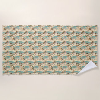 Birthday Gift | Tropical Sunshine Warms The Soul Beach Towel