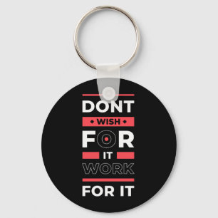 Birthday Gift Work For It Key Ring