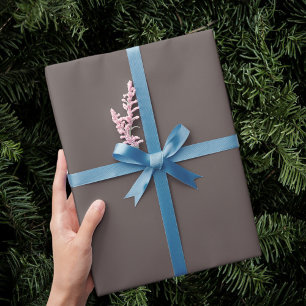 birthday gift wrapping, solid color wrapping paper