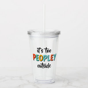 Birthday Gifts Colorful Funny Text Modern Acrylic Tumbler