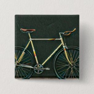 Birthday gifts for bike lovers 15 cm square badge