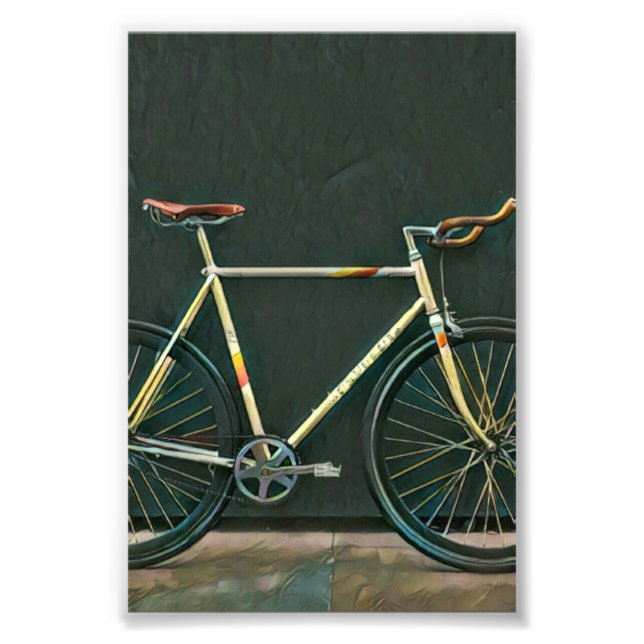 Birthday gifts for bike lovers photo print (Front)