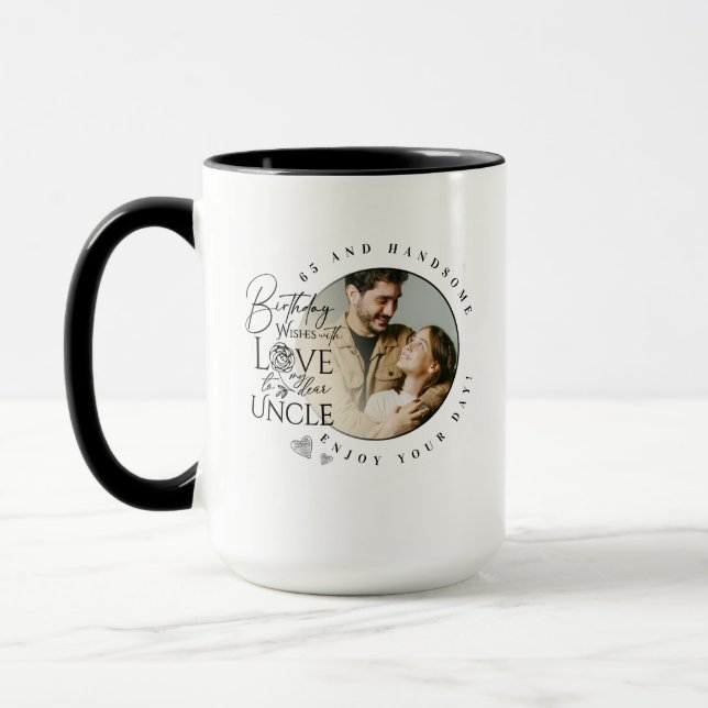 Birthday Gifts For Uncle | Custom Photo Mug (Left)