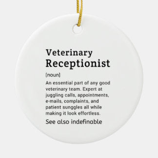 Birthday gifts for veterinarians and veterinary  ceramic tree decoration