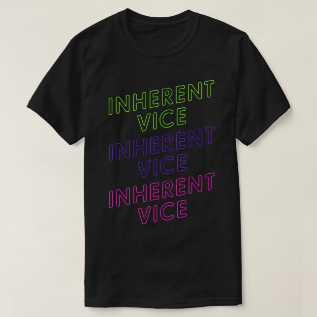Birthday Gifts Inherent Vice By Thomas Pynchon T-Shirt (Design Front)