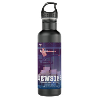Birthday Gifts Newsies Broadway Musicial Cover 710 Ml Water Bottle