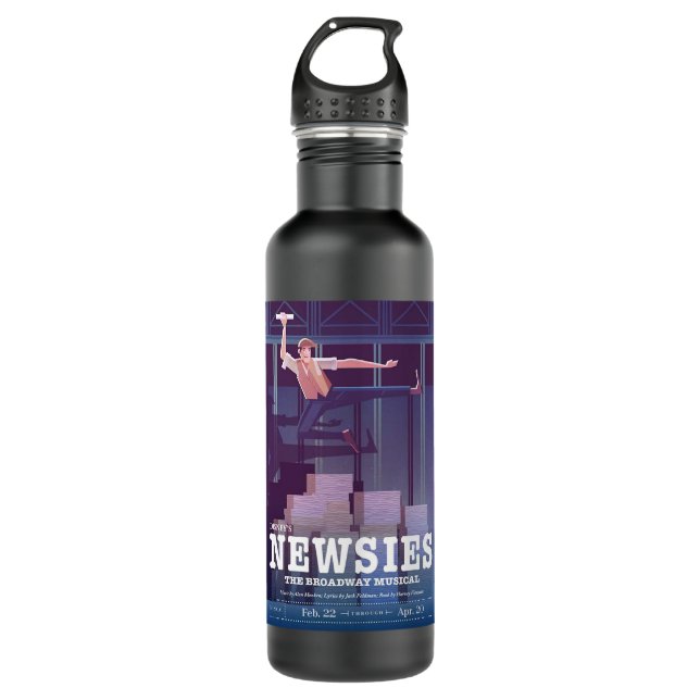 Birthday Gifts Newsies Broadway Musicial Cover 710 Ml Water Bottle (Front)