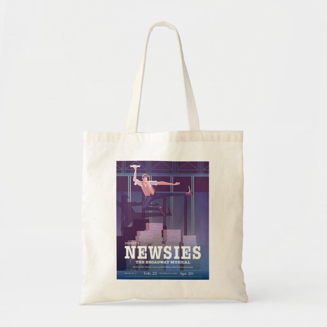 Birthday Gifts Newsies Broadway Musicial Cover Tote Bag (Front)