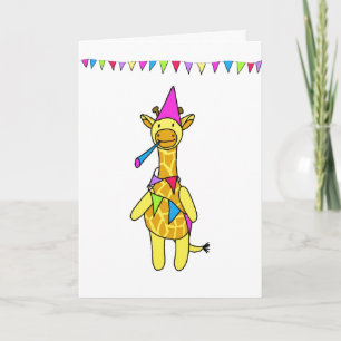 Birthday Giraffe Card