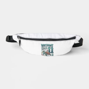 Birthday Girl 11 Sea Turtle Vintage Engraving Desi Bum Bags