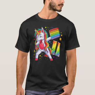 Birthday Girl 11 years old, Unicorn, Number 11 T-Shirt