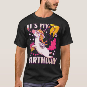 Birthday girl 11 years old, Unicorn, Pop it, 11th  T-Shirt