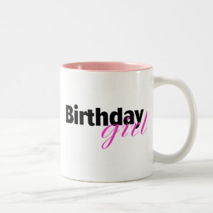Birthday girl (2) Two-Tone coffee mug