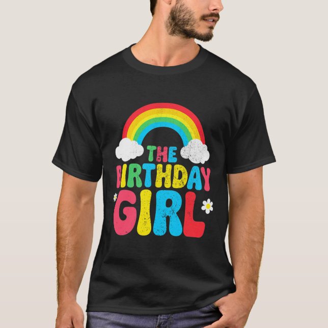 Birthday Girl 2nd 3rd 4th 5th 6th 7th 8th 9th Girl T-Shirt (Front)
