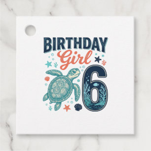 Birthday Girl 6 Sea Turtle Vector Design_1 Favour Tags