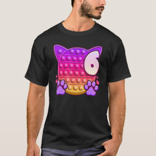 Birthday girl 6 years old Fidget toy pop it with c T-Shirt