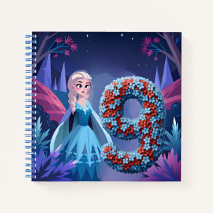 Birthday Girl At 9 Notebook